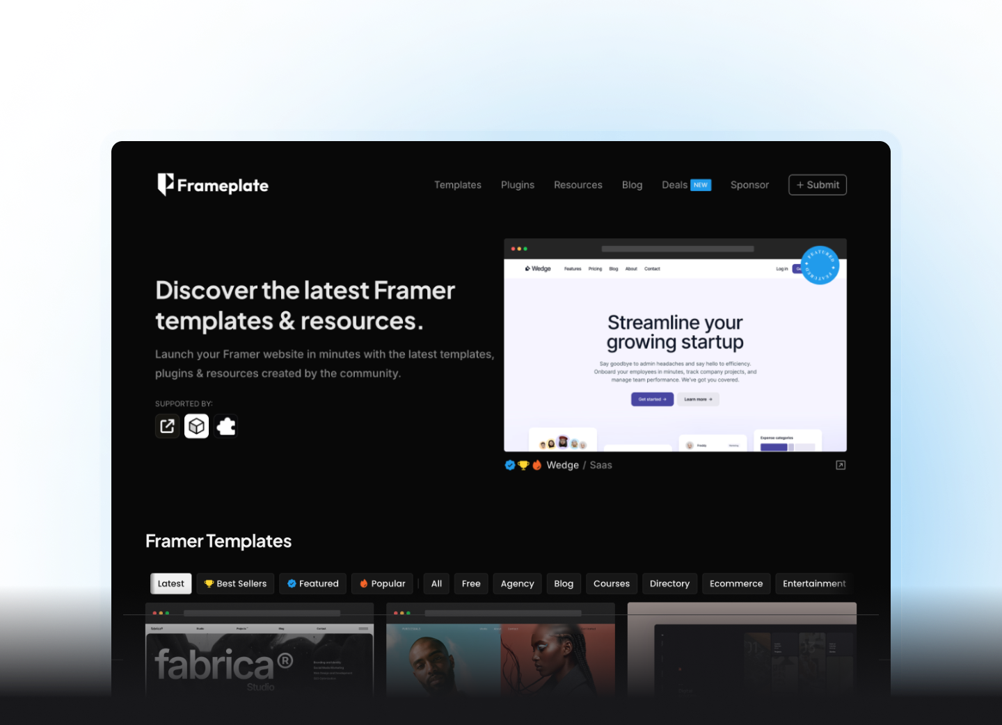 Banner Frameplate